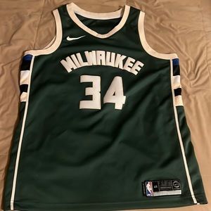 Nike Giannis Antetokounmpo Milwaukee Bucks Icon Fri fit jersey size 48